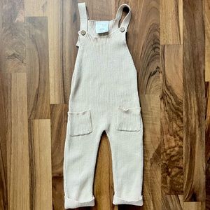 EUC Mebie Baby knit overalls 6-12 months